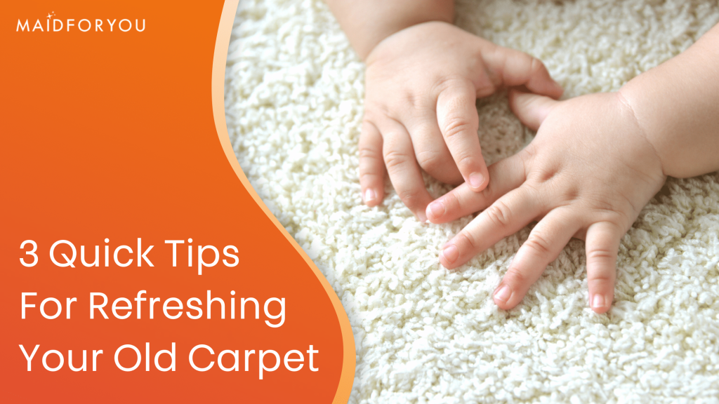 3 Quick Tips for Refreshing Your Old Carpet