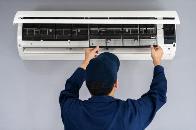Technician service air filter
