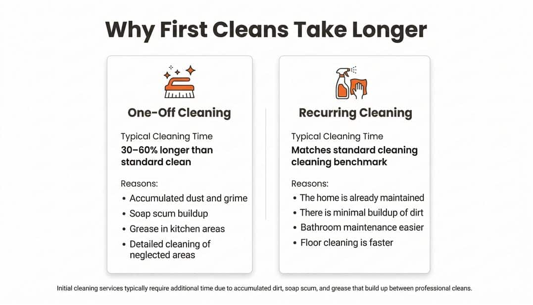 Why first cleans Take Longer