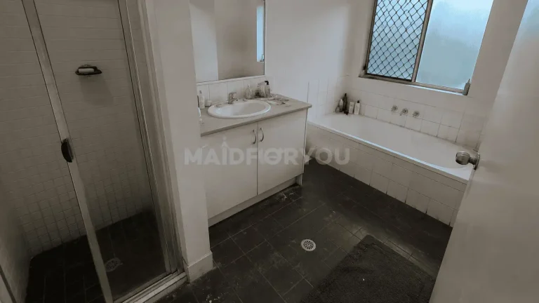 Sydney bathroom before a MaidForYou deep clean