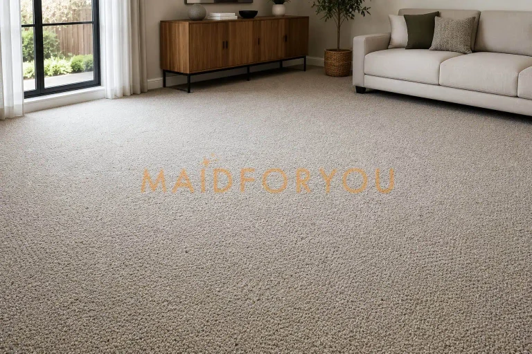 The same smartstrand carpet after professional cleaning