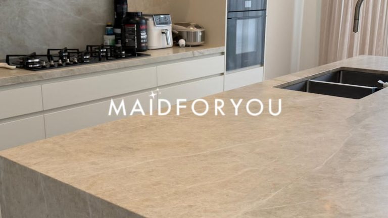 After cleaning: the same living area after an NDIS clean by MaidForYou, tidied and vacuumed